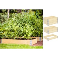 Jardinière surélevée en bois pour balcon et jardin, étagère de présentation pour fleurs, légumes et plantes vertes