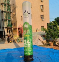 Pilier gonflable pour la publicité, tube lumineux pour la décoration, colonne gonflable pour événements en plein air, cylindre gonflable