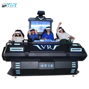 YHY מעל 200 pcs סרטים מציאות מדומה 4 מושבים Vr קולנוע ציוד 9D Vr סימולטור משחק
