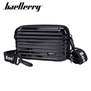 Baellerry Cosmetic <b>Case</b> Mini Portable Anti Theft <b>Makeup</b> Bag Solid Color Abspc Material Everyday Use - Product Image 5