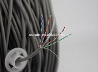 Câble Ethernet Cat6 4 Paires 24AWG Conducteurs Réseau Ethernet Lan Cat 6 Câbles