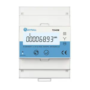 Rayfull TD40M 3 Phase Meter 100A EV Charger RS485 Modbus RTU Power Meter Digital Voltmeter