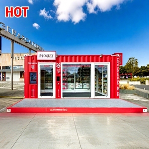 Container Personalizzato 20FT per Negozio di Snack all'Aperto, Prezzo di Fabbrica, Casa Container Commerciale per Negozi di Strada e Uso Industriale - Product Image 1
