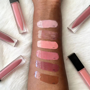 Créez votre propre ensemble de maquillage de marque : Gloss à lèvres en gros, logo personnalisé, végétalien, marque privée, gloss nude - Product Image 1