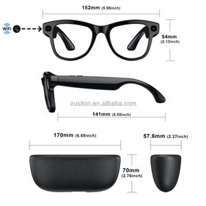 OEM M02 Ultra AI Traducir Sport Gafas Cargador Estuche <span class=keywords><strong>Chat</strong></span> GPT Música Llamada Cancelación de ruido WiFi 800W Gafas inteligentes con cámara - Product Image 3