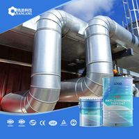 Peinture industrielle liquide organique au silicium résistante aux hautes températures pour chaudières et équipements à haute température