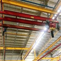 Prix de la grue à poutre monorail, grue manuelle aérienne monorail, grue de levage aérienne, Chine, 1 tonne, 2 tonnes, 3 tonnes, 5 tonnes, 1 ensemble fourni