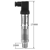 Chinesischer Edelstahl-Hochtemperatur-Drucktransmitter, Kühler-Transducer, 4-20mA Drucksensor für Wasser und Gas