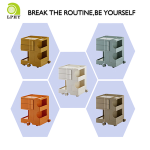 Chariot créatif table de chevet nordique <span class=keywords><strong>Internet</strong></span> célébrité armoire de rangement ménage salon ins armoire amovible snack casier - Product Image 2