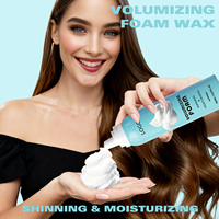 Mousse coiffante pour cheveux en gros avec logo personnalisé 150 ml, mousse coiffante pour cheveux, mousse coiffante pour cheveux bouclés, prise en charge de l'étiquetage personnalisé