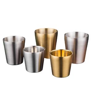 Vaso de Alta Calidad para Bebidas Frías, Acero Inoxidable 304, Reutilizable, Doble Capa, Anti-Escaldaduras, Anti-Caídas, para Leche, Café, Cerveza, 300 ml - Product Image 5