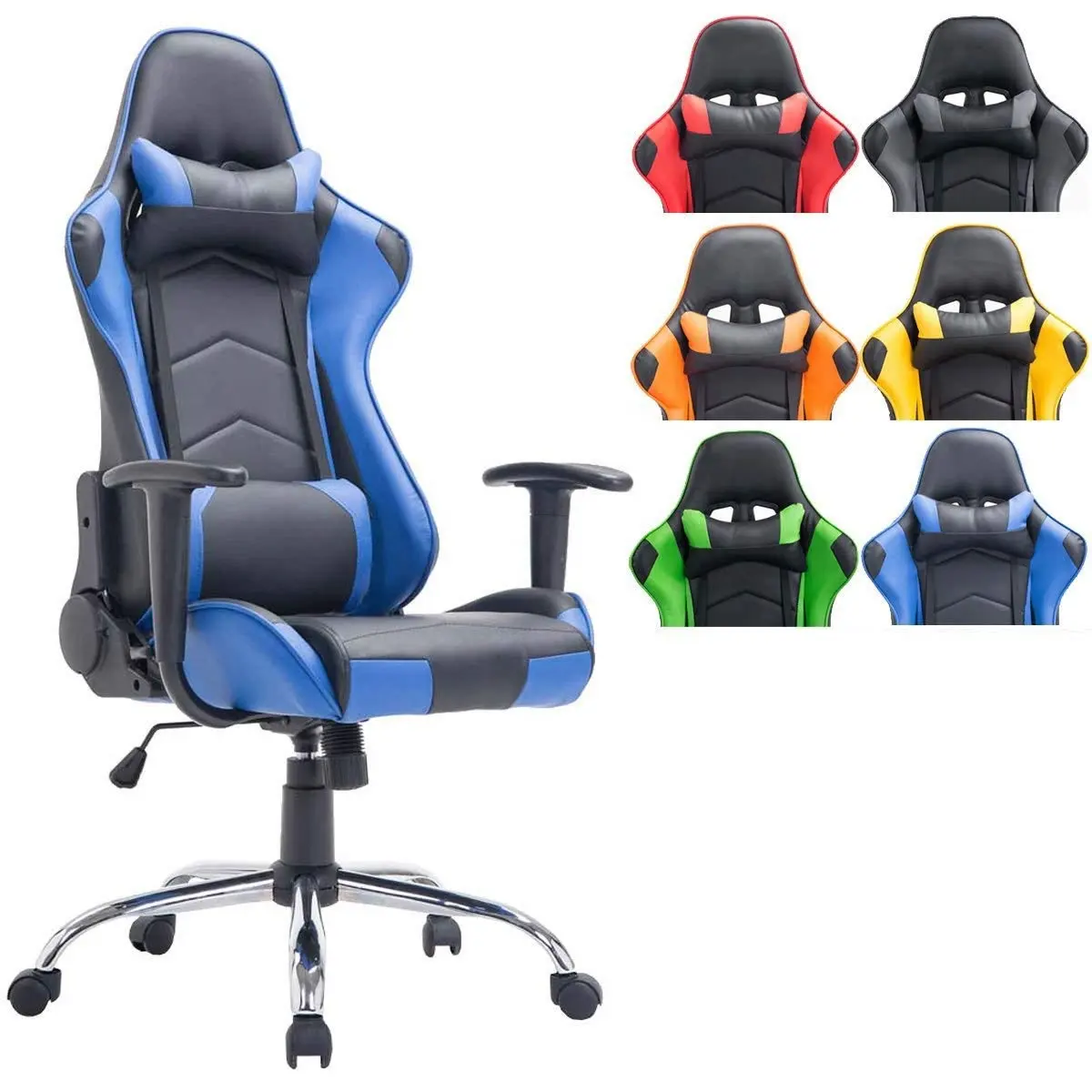 The Russian Federation Free Sample DDP cheap game chair customized classic zero gravity rgb swivel gaming chair add footrest