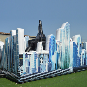 Château gonflable géant sur le thème de la bataille de héros, château de jeu pour les fêtes à thème, les événements pour enfants et les activités de plein air - Product Image 3