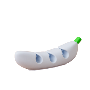 Produttore nuovo stile <span class=keywords><strong>3</strong></span> canali TPR forma di Banana clip per cavo adesivo per cavo di filo <span class=keywords><strong>a</strong></span> casa ufficio auto Desktop cavo Organizer - Product Image 2