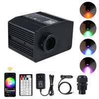 Kit de plafonnier étoilé RGB+CCT 16W, 0,75 mm*300 pièces* 2m/3m/4m, alimentation embarquée avec fonction scintillante