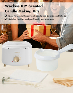 OEM ODM Candle Making <b>Kit</b> with Wax Melter Non-Stick Silicone Pot for Handmade Art Candles - Product Image 3