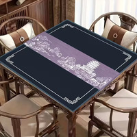 Tapis de table de Mahjong absorbant l'eau, séchage rapide, antidérapant, silencieux, en terre de diatomée, pliable, moderne, de luxe, pour divertissement, en stock