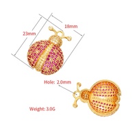 Nouveaux pendentifs de la série animale, petits pendentifs, coccinelle, hibou, éléphant, papillon, breloques pour bracelet, collier, épingle