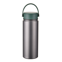 Mug isotherme en titane anti-transpiration personnalisé, portable, pour le voyage et le bureau, sans BPA, bouteille isolée sous vide, maintien thermique de 6 à 12 heures