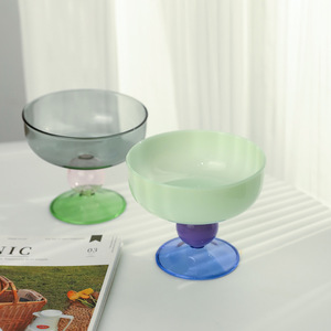 Ciotola in Vetro Colorato Resistente al Calore per Gelato, Dessert, Zucchero, Acqua, Taro <span class=keywords><strong>Ball</strong></span>, Yogurt - Product Image 2