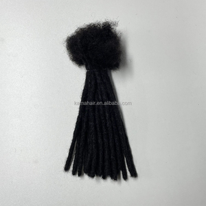 KAMA Extensions de dreadlocks instantanées entièrement faites à la main en cheveux humains, style traditionnel, en vrac pour garçons/filles/enfants - Product Image 2