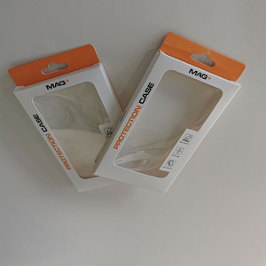 Tùy chỉnh điện thoại di động trường hợp sạc Hộp đóng gói với cửa sổ USB cáp dữ liệu sạc cáp bao bì hộp gói hộp với móc áo - Product Image 3