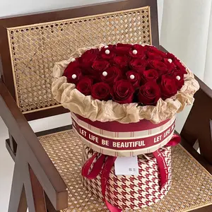 Роскошные бренды водонепроницаемый подарок Флористический материал цветок оберточная бумага цветочный букет упаковка свежие цветы оберточная бумага