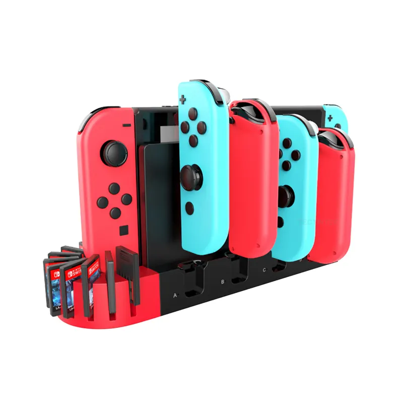 4 Port Gamepad Charging Station For Switch Console Holder For Joy-Controller Charger Dock For Nintend For Switch Controller