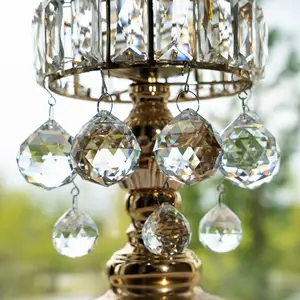 Crystal Ball Prism Decorative Crystal Ball Chandelier 20-100mm Hanging Crystal Chandelier Ball