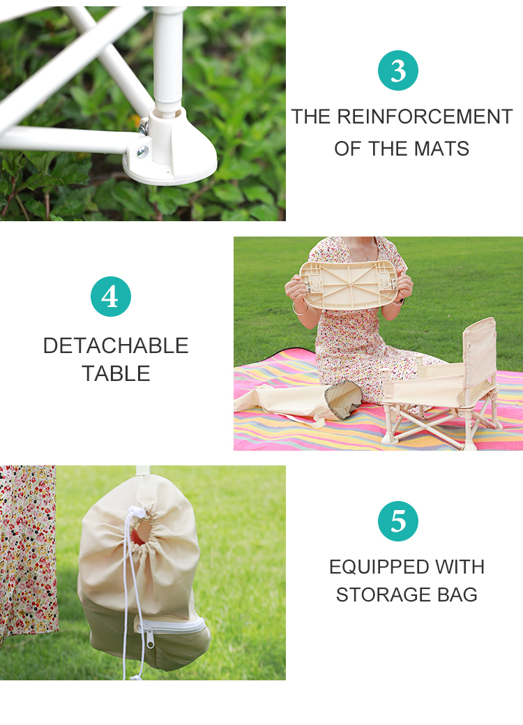 Portable Baby Chair Folding Portable Travel Booster Chair For Dining Multi-function Folding Chair BC-01