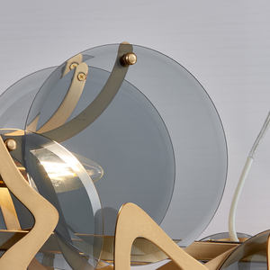 Buena calidad de lujo moderno de vidrio hotel luz colgante rectángulo colgante lámpara iluminación larga candelabros - Product Image 5