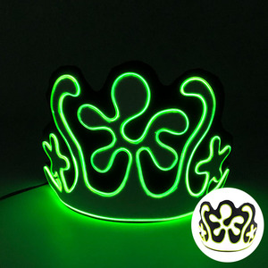 Nouveau serre-tête en plastique <span class=keywords><strong>LED</strong></span> lumineux au néon pour adultes, idéal pour les anniversaires, Halloween, Noël, le Nouvel An chinois et les fêtes de Diwali - Product Image 4