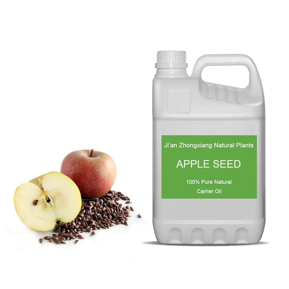 Premium sınıf baz yağ yüz cilt eller saç çivi 100% saf doğal rafine edilmemiş soğuk preslenmiş elma tohumu yağı