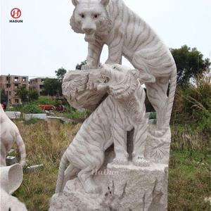 현대적인 야외 정원 장식 대리석 호랑이 조각상 - Product Image 4