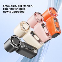 Kipas Mini Genggam Terlaris di Asia Tenggara, Portabel untuk Luar Ruangan, Ukuran Saku, Isi Ulang USB, 199 Kecepatan, 5 Bilah, Kecepatan Tinggi