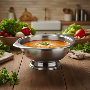 Zuppiera in acciaio inox Rome Tureen per zuppe e brodo - Product Image 3