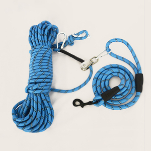 Logotipo personalizado Reflectante Nylon Perro Camping Correa Heavy Duty Alta Resistente resistencia al desgaste Imprimir Mascotas Collares Correas Arneses - Product Image 6