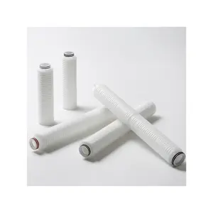 Refillable Housing Micron PP Cotton Polypropylene Sediment Pleated Cartridge Quick Change High Flow Pleated Filter