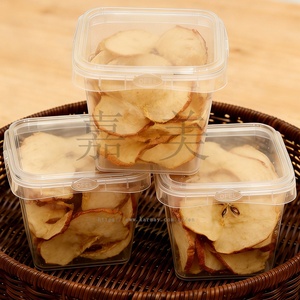 Frozed persimmon <b>plastic</b> clear <b>square</b> 1L 30 oz Air Tight With Leak-Resistant Lids IML <b>container</b> security lock - Product Image 2