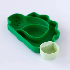 Libre de BPA para especias, salsa de tomate, sal, vinagre vegetal, plato, <span class=keywords><strong>Chip</strong></span> y juego de servir inmersión, Dippers pequeños de silicona, soporte para plato - Product Image 1