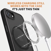 Coque de téléphone magnétique multicolore style Ins en TPU+PC pour 17E, anti-traces de doigts, protection 360°, compatible avec la charge sans fil