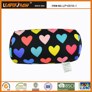 Vente en gros d'oreiller de traversin en forme de tube à micro perles Air-soft pour le soutien du <span class=keywords><strong>cou</strong></span> ou du dos en voyage - Product Image 4