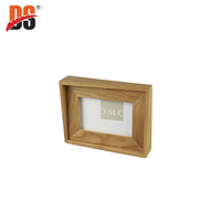 Cadre photo en bois à prix abordable, support de bureau, décoration naturelle pour la maison, fait main, impression personnalisée, modèle rectangulaire