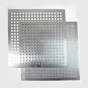 304 Stainless Steel Perforated Sheet Punching Hole Mesh With Round Hole