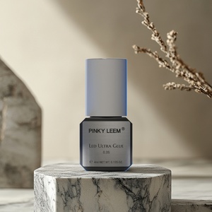 Pinky Leem Private-Label Humidty 65-70 Eyelash High Retnetion Glue Lash Extension Soldering Glue 8weeks Eyelash Uv 405 Nm Glue - Product Image 2