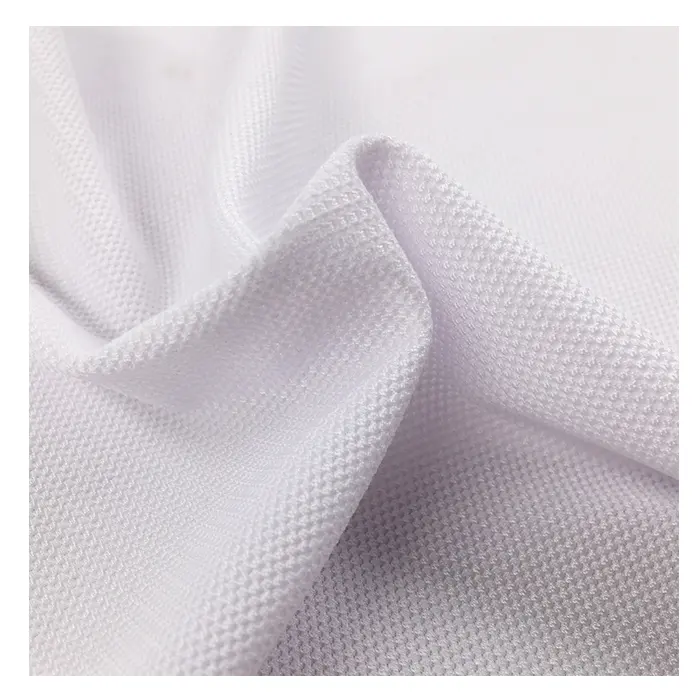 Sports fabric 180gsm Bleach white mesh fabric sublimation printing polyester spandex fabric for cycling jersey