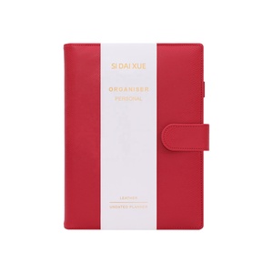 Agenda Esecutiva in Pelle PU di Alta Qualità con Rilegatura a Fogli Mobili, Taccuino A5 Personalizzabile con Ampia Tasca Superiore - Product Image 1