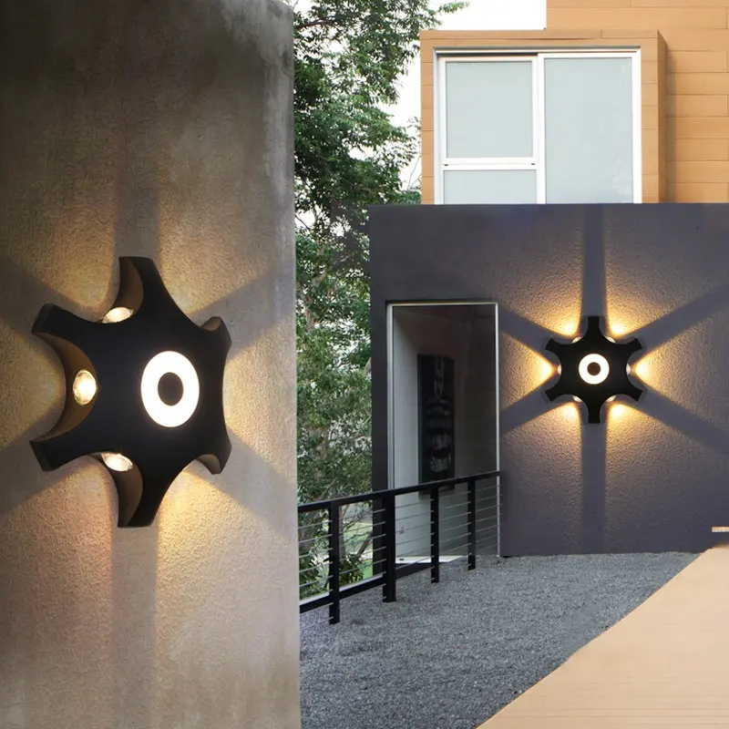 Latest Modern out door external Led Wall Light Decoration For Commercial Street Wall Light Fixture