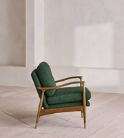Fauteuil en tissu moderne italien pour salon, chaise individuelle en bois massif, chaise longue en velours pour chambre et bureau à domicile