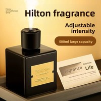 Diffuseur de parfum automatique en verre 500 ml, machine d'aromathérapie sans flamme pour la maison, vaporisateur à concentration de parfum réglable pour l'intérieur